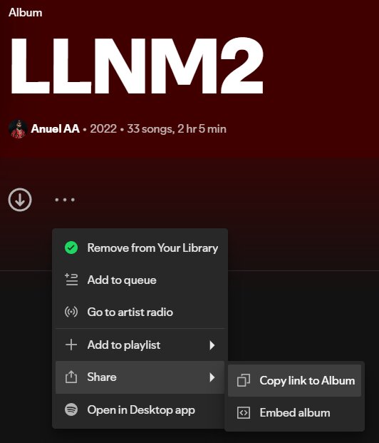 How to get Spotify playlist link?